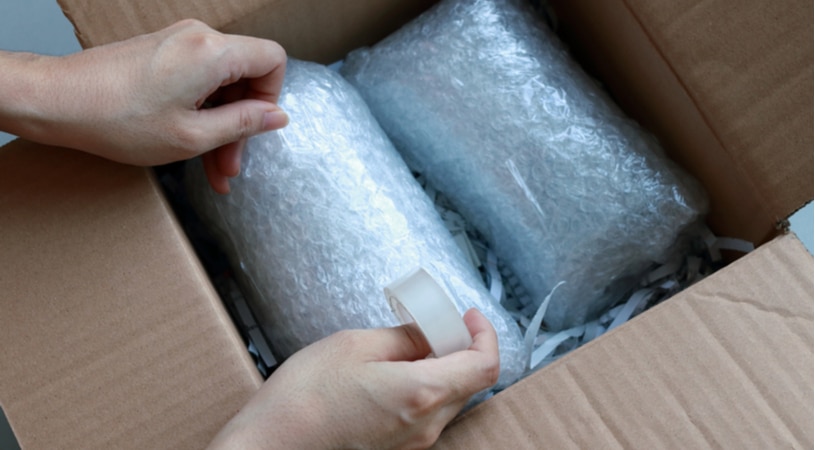 recycling bubble wrap